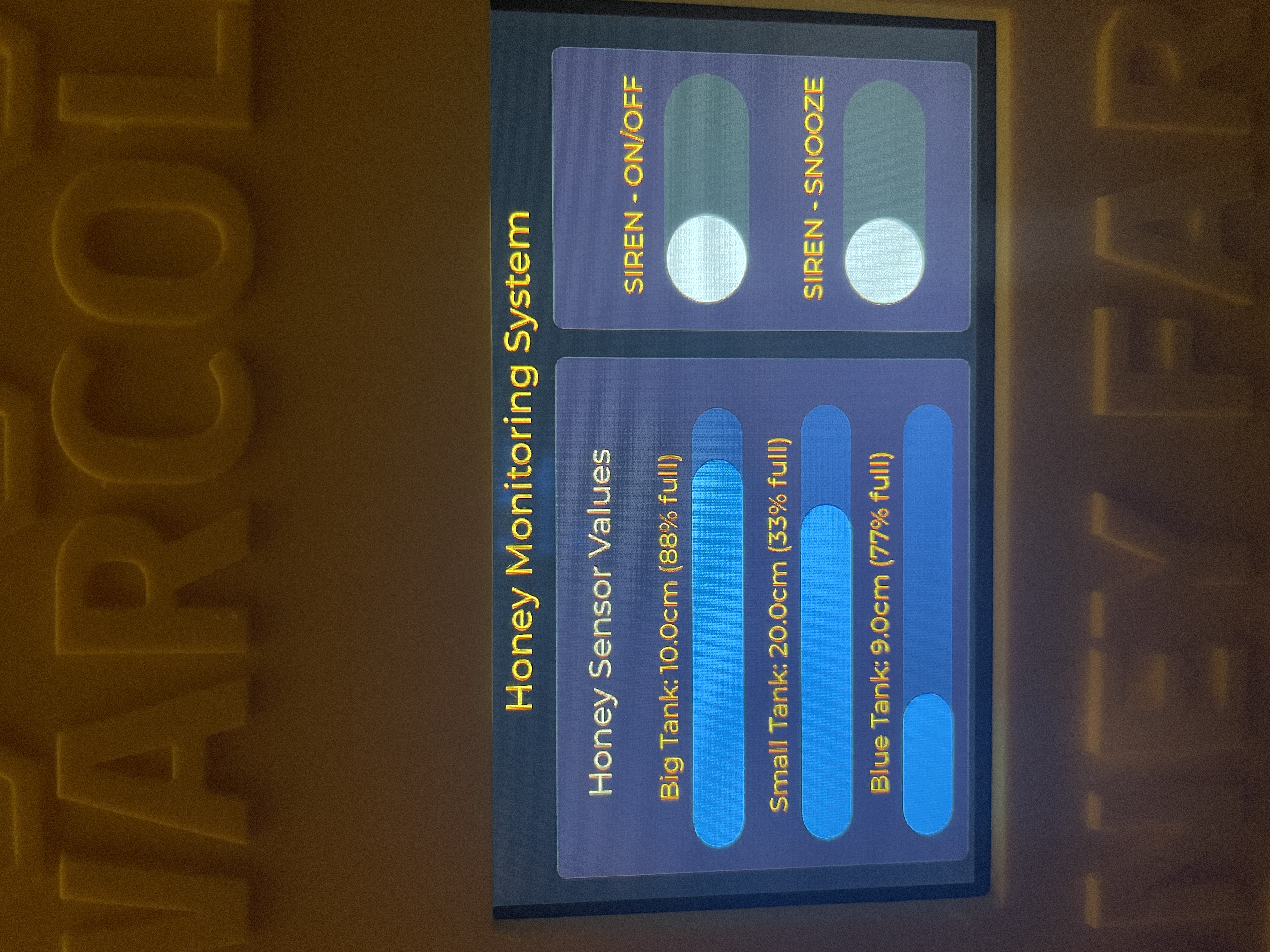 Industrial IoT Touch Display Interface - Project Image