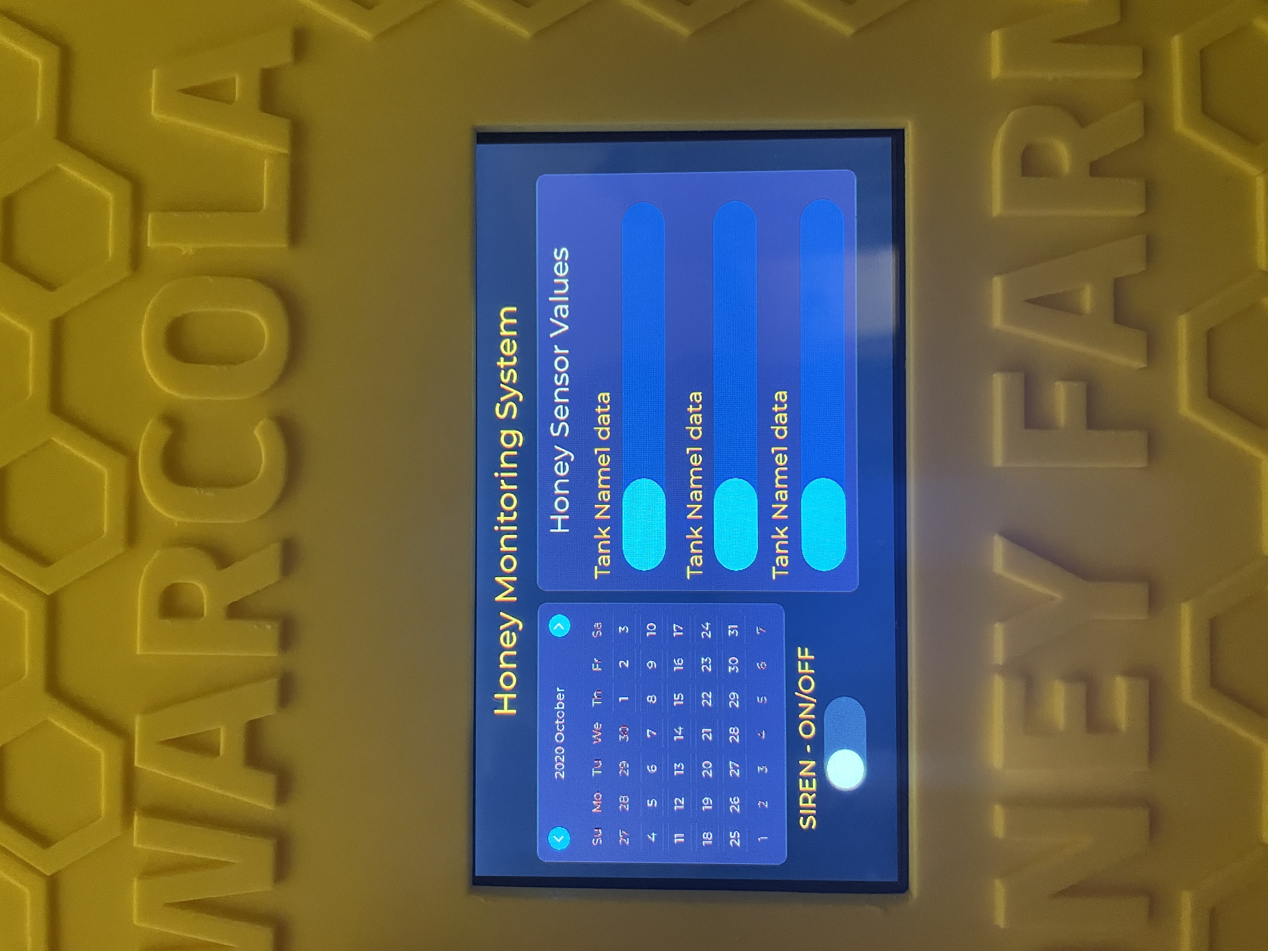 Industrial IoT Touch Display Interface - Project Image